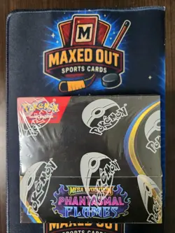 Pokemon TCG Phantasmal Flames Booster Box New Sealed With Acrylic Case - Image 2