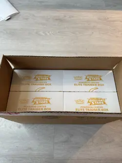 Pokemon Center Exclusive Brilliant Stars Elite Trainer Box Case of 4 - Image 3