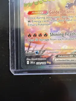 POKEMON Full Art DESTINED RIVALS 2-Card Lot Ethan's Ho-Oh ex + TR Mewtwo ex - Image 5