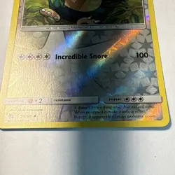 MINT POKEMON SNORLAX 50/68 REVERSE HOLO RARE HIDDEN FATES LP-NM - Image 2