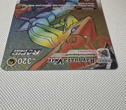 Pokemon TCG Evolving Skies Rayquaza VMAX Rainbow Secret Rare 217/203 - Image 2