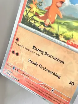 Charmander 004/165 GameStop Reverse Holo Promo Scarlet & Violet Pokemon Damaged - Image 2