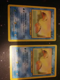 Pokemon - Swinub - 84/105 - Neo Destiny COMMON Near Mint WOTC x2 - Image 1