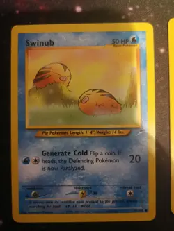 Pokemon - Swinub - 84/105 - Neo Destiny COMMON Near Mint WOTC x2 - Image 2