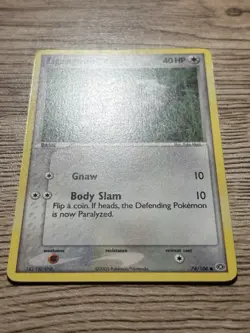 Pokemon Company Pokemon TCG Zigzagoon 74/106 Emerald Common LP Yuka Morii Art - Image 2