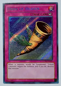 YuGiOh - Horn of Heaven - LCYW-EN090 - Secret Rare Holo - MP - Image 1