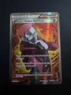 POKEMON TCG MAXIE’S HIDDEN BALL TRICK 158/160 XY PRIMAL CLASH FULL ART!! - Image 1