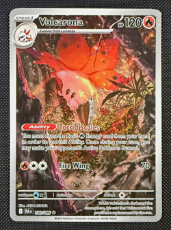 Pokemon TCG - Volcarona 100/086 Black Bolt - Illustration Rare - Lightly Played - Image 1