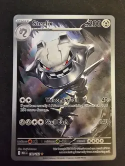 Nintendo Pokemon TCG Steelix 150/132 Evolutions Rare Holo EN Stage 1 200HP - Image 1