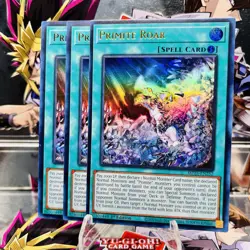 3x Yugioh Playset Primite Roar MP25-EN252 Ultra Rare 1st Ed Near Mint - Image 1