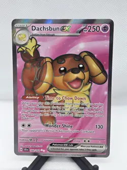 Dachsbun ex 160/142 Ultra Rare Stellar Crown Pokemon Near Mint - Image 1