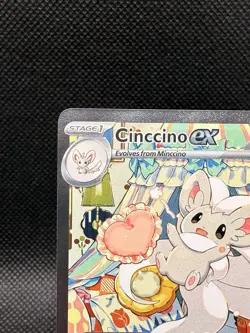 Cinccino ex Pokemon TCG Chaos Rising Holo Full Art Stage 1 119/086 - Image 2