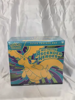Pokemon TCG Ascended Heroes Elite Trainer Box SEALED ETB (Has Small Tear) - Image 2