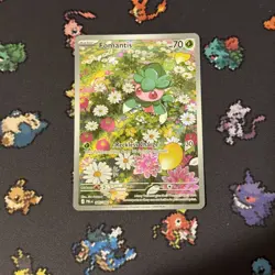 Fomantis 085/084 Illustration Rare Pokemon TCG Pitch Black ME05 English NM IR - Image 1