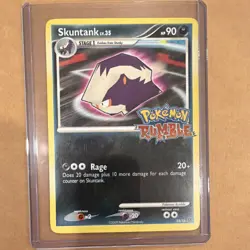 Pokemon TCG Skuntank 13/16 Pokemon Rumble Promo Stamp Rare English 2009 - LP - Image 4