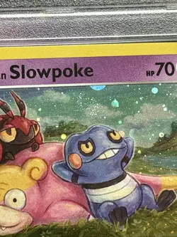 2021 POKEMON SWSH BLACK STAR PROMO #126 GALARIAN SLOWPOKE-HOLO PSA 8 W/SWIRL - Image 2