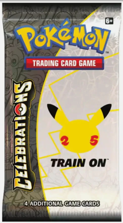 Pokemon TCG Celebrations 25th Anniversary Booster Pack Sealed NEW! - Image 1