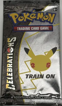 Pokemon TCG Celebrations 25th Anniversary Booster Pack Sealed NEW! - Image 3