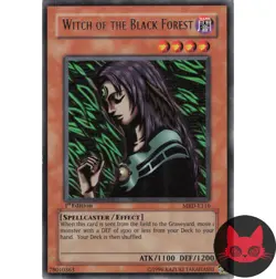 Yugioh Witch of the Black Forest MRD-E116 Rare 1st Edition LP - Image 1