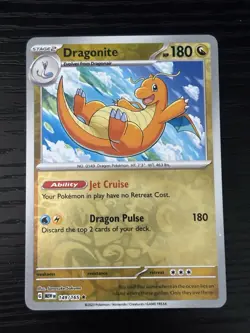 #26 Dragonite 149/165 SV Scarlet & Violet 151 Reverse Holo Rare English 2023 - Image 1