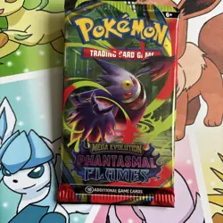 Pokemon TCG Phantasmal Flames Pack art work - Image 1