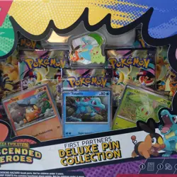 Ascended Heroes First Partners Deluxe Pin Collection Brand New Pokemon TCG - Image 1