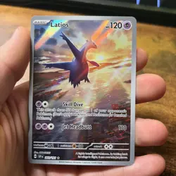 Pokemon TCG Latios Illustration Rare Surging Sparks 203/191 NM - Image 1