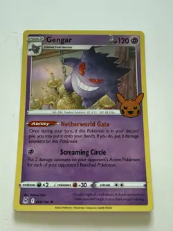 Pokemon Gengar Trick or Trade BOOster 2023 Holo Rare Holofoil 066/196 - Image 1