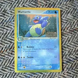 Nintendo Pokemon TCG Wartortle 42/100 Reverse Holo EX Crystal Guardians 2006 - Image 4