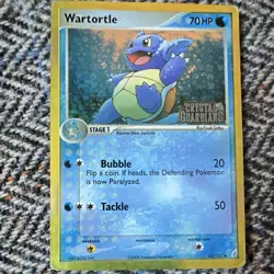 Nintendo Pokemon TCG Wartortle 42/100 Reverse Holo EX Crystal Guardians 2006 - Image 5