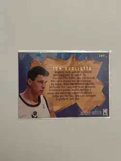 1993-94 Tom Gugliotta Fleer Ultra #2 All-Rookie Team Michael Jordan Cameo - Image 4