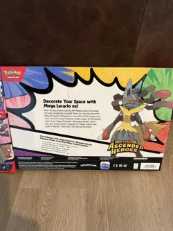 Pokemon TCG: Mega Lucario Ascended Heroes Premium Poster Collection - Lot Of 2 - Image 3