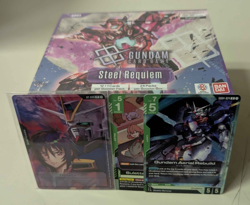 BANDAI Gundam Card Game Steel Requiem Booster Box +Promos GD03 English Sealed - Image 1