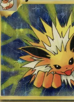 1999 Pokemon Jungle Jolteon No Symbol Additional Ink Holo Rare #4 PSA 9 - Image 4
