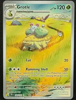 Grotle 164/162 SV05 Temporal Forces Holo Illustration Rare EN 2024 Pokemon TCG - Image 1