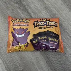 Pokemon TCG BOOster Bundle Gengar Trick Or Trade - 120 Cards 40 Mini Packs - Image 1