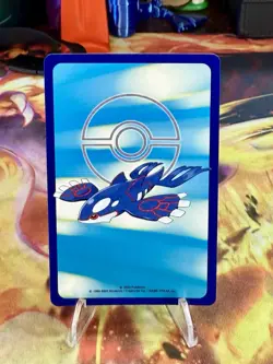 2003 Pokemon Sapphire Metang Playing Card Poker Card 6 Of Spades Kyogre Deck - Image 2