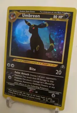 *CustomMade*Highest Quality,Umbreon #13 E Series"Display Card" - Image 4