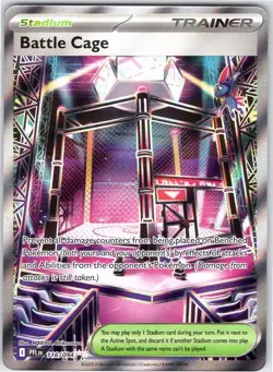 BATTLE CAGE 116/094 PFL PHANTASMAL FLAMES POKEMON HOLO NEAR MINT - Image 1