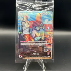 One Piece Shanks Leader PSA Promo Card Exclusive OP09-001 Sealed - Image 1