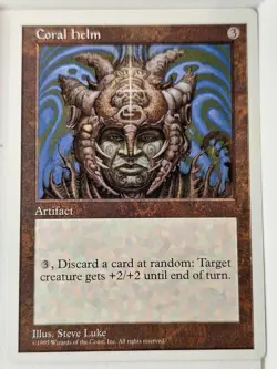 Coral Helm - 5th Edition Core Set - Magic the Gathering MTG Nice! - Image 1