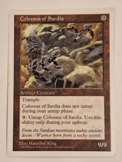 Colossus of Sardia - 5th Edition Core Set - Magic the Gathering MTG Nice! - Image 1
