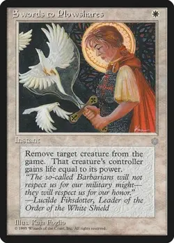 Swords to Plowshares Ice Age LP MTG - Image 1