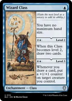 Wizard Class - NM (MTG Bloomburrow Commander 112) - Image 1