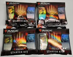 Lot Of 4 MTG Arena Starter Kit 2021 Sealed Magic The Gathering * BOX DAMAGE * - Image 1