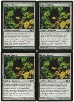 MTG Ring of Kalonia x4 Magic 2013 M13 Uncommon NM/LP Playset - Image 1