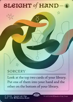 MTG - Sleight of Hand - Promo - SLP 25 - Foil - NM - Image 1