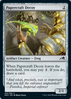 Papercraft Decoy [Kamigawa: Neon Dynasty] Magic MTG - Image 1