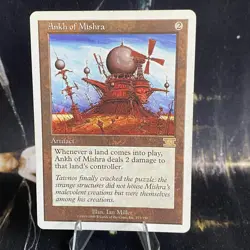 Magic the Gathering - Ankh of Mishra - LP - 5th Edition - Rare - 273/350 - MTG - Image 1