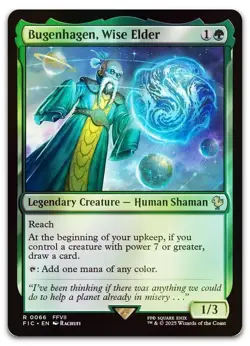 Bugenhagen, Wise Elder (Surge Foil) #66 (NM) Final Fantasy FIC Magic MTG - Image 1